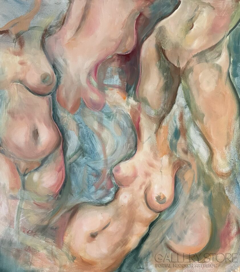 Magdalena Bartocha
Gołe 2 - obraz olejny na płótnie